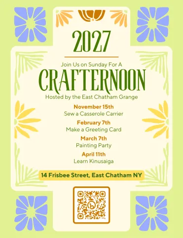 Crafternoon Flyer