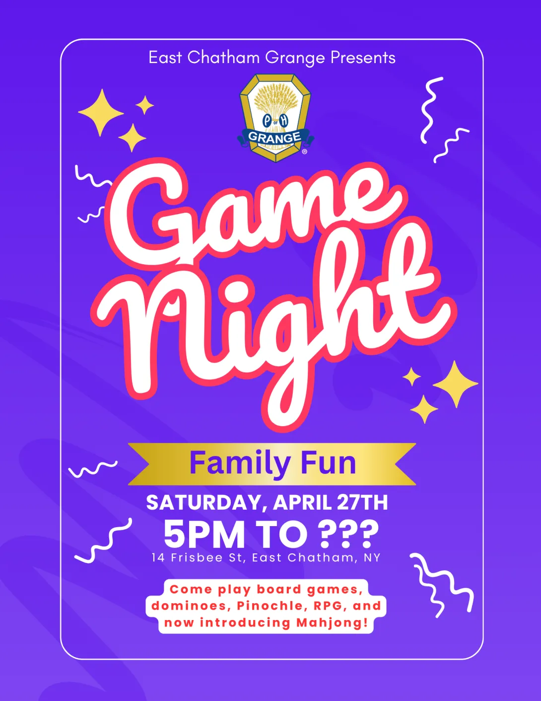Game Night Apr 2024